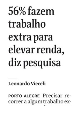 56% fazem trabalho extra para elevar renda, diz pesquisa